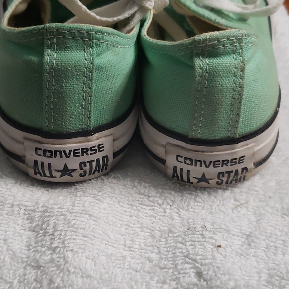 Converse Chuck Taylor mint green and white low top - Picture 4 of 5
